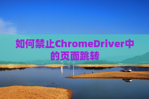 如何禁止ChromeDriver中的页面跳转